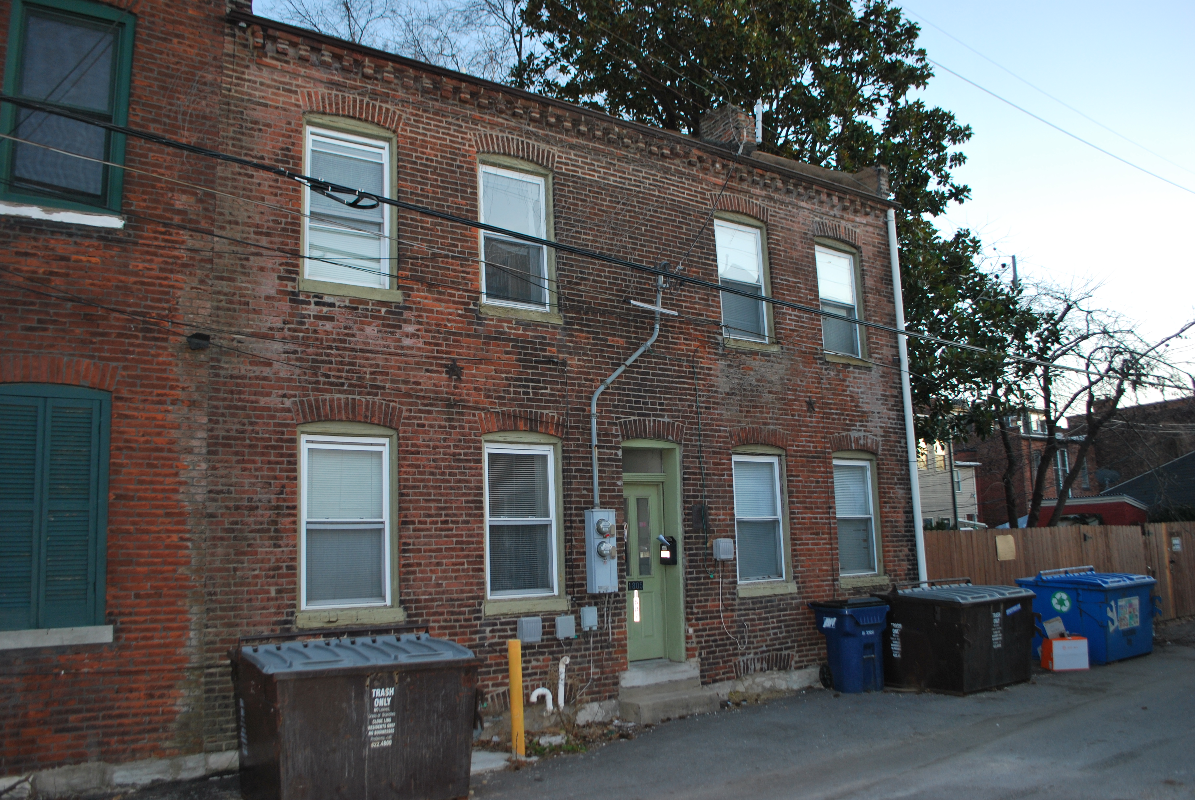 Rear of 1805 S 9th